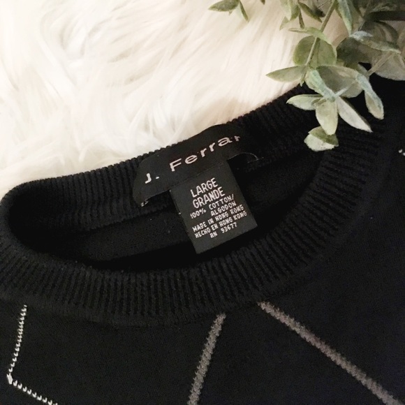 🔴 5/$45 SALE 🔴 J.FERARR | Argyle Pullover Sweater - Picture 4 of 6